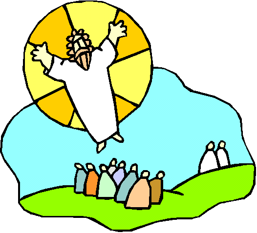 clipart of jesus ascending to heaven - photo #36